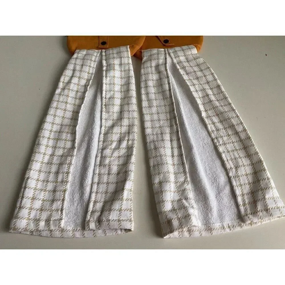 Set Of 2 Peanuts Snoopy Scarecrow Fall Hanging Kitchen Towel Halloween Autumn‎